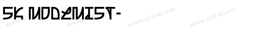 Sk Modemist字体转换